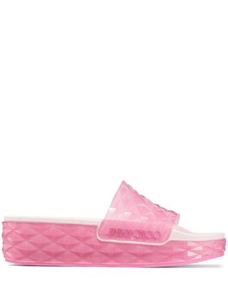 Jimmy Choo London Diamond slides - Pink