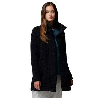 Columbia Fitness, Dames, Zwart, S, Polyester, Panorama Long Sherpa Jacket