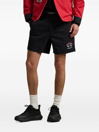 Polo Ralph Lauren Motor Club-embroidered shorts - Black