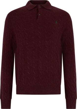 Polo Ralph Lauren Jersey con cuello polo - Tops - Hombre - Rojo - L