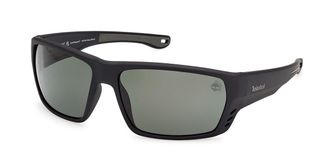 Timberland TB00002 Polarized 02R Mens Sunglasses Black Size 64