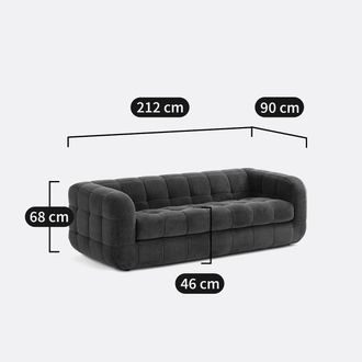 La Redoute Interieurs 3-zitsbank, Pieta