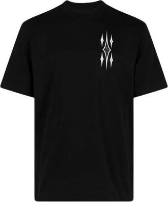 Amiri Argyle T-shirt - Heren - T-shirts - Zwart - S - Katoen - Tops