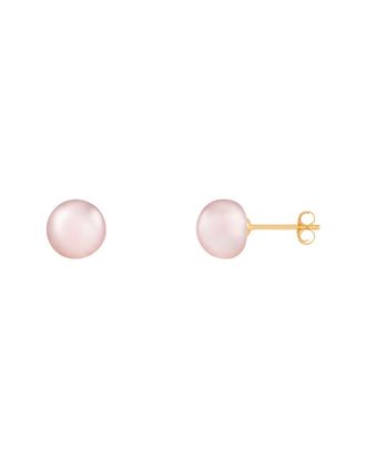 Splendid Pearls 14K 7-8Mm Pearl Earrings