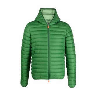 Save The Duck Gewatteerd donsjack - Heren - Gewatteerde jassen - Groen - S - Nylon - Jassen