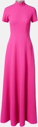 Emilia Wickstead Abito lungo Malinda in crêpe di lana