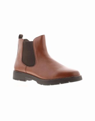 Jana Womens Jana Womens Chelsea Boots Jana Elasticated tan UK Size - Brown - Size: 6.5