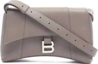 Balenciaga XS Downtown leather shoulder bag - Grey