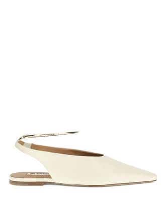 Jil Sander Leather Slingback Ballets