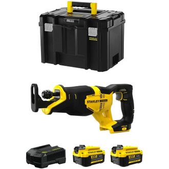 Stanley Sierra Sable Fatmax Sfmcs300m2t (2 X 4,0 Ah + Cargador + Tstak Vi)