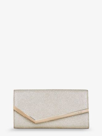 Jimmy Choo London Pochette Emmie in pelle con glitter all-over - JIMMY CHOO - gender_Woman