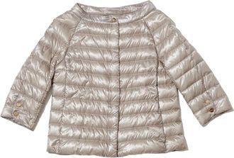 Herno Nylon Down Jacket - Dames - Gewatteerde jassen - Roze - XL - Nylon - Jassen