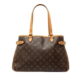 Louis Vuitton Pre-owned Tote Bags, female, Brown, Size: ONE SIZE Pre-owned Batignolles Horizontal