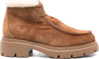 Stuart Weitzman Moccasin In Sport Suede