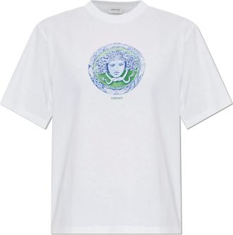 Versace Donna, Top, Bianco, XS, new
