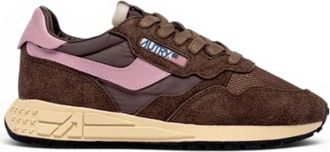 Autry Reelwind Sneakers - Dames - Sneakers - Bruin - 38 EU - Katoen - Schoenen
