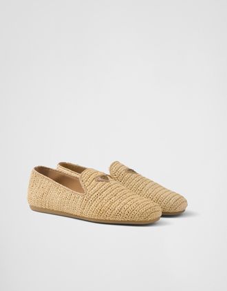 Prada Crochet slip-on shoes