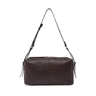 Pinko Pinko, Dames, Tassen, Bruin, Maat: ONE Size Leer