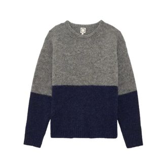 Ines De La Fressange Truien & Vesten, Dames, Grijs, S, Dana Colourblock Jumper