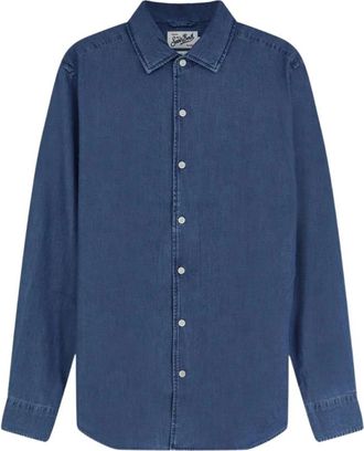 MC2 Saint Barth Denim Shirts - Heren - Spijkeroverhemden - Blauw - 2XL - Denim - Overhemden