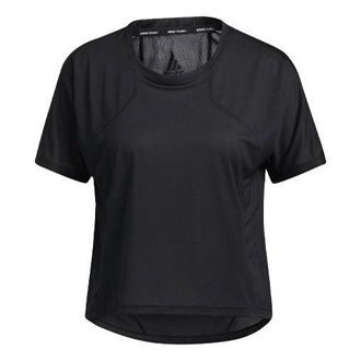 adidas (WMNS) adidas SS21 Yoga Exercise Short Sleeve Black T-Shirt GP6791