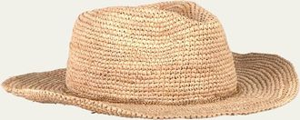 Eugenia Kim Winona Crochet Raffia Packable Cowboy Hat