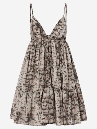 Pinko Pinko katoenen jurk met dierenprint