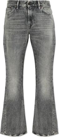 Acne Studios Gothik Bootcut Broek - Dames - Bootcut Jeans - Grijs - S - Katoen - Jeans