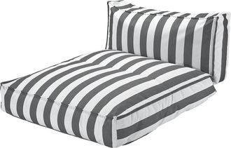 Blomus Stay Outdoor-Bett, 120 x 190 cm, lily white / black