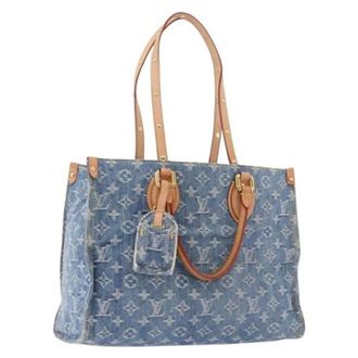 Louis Vuitton Pre-owned Vintage Monogram Denim Tote - Pre-owned - Mujer - Azul - ONE SIZE