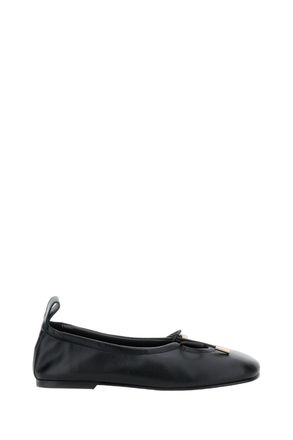 Alohas Black Rosalind Soft Leather Ballet Flats