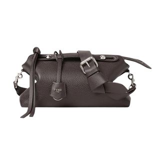 Fendi By The Way Soft Medium Boston Bag - Dames - Schoudertassen - Zwart - ONE Size - Leer - Tassen