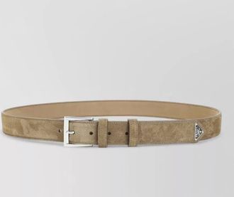 Prada suede leather belt