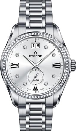 Eterna Kontiki Quartz - Heren - Horloges - Grijs - ONE Size - Accessoires