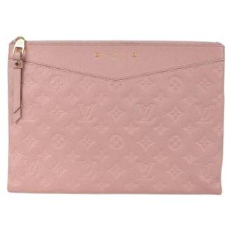 Louis Vuitton Pre-owned Clutches, female, Pink, Size: ONE SIZE Pre-owned M62938 Daily Pouch