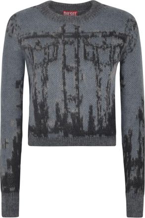 Diesel Blue Round-neck Jumper