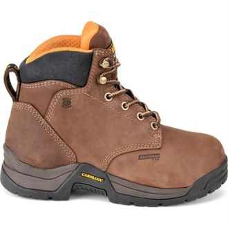 Carolina Womens Raleigh 5 Aluminum Toe Internal Metguard Work Boot Ca1428 In Brown
