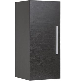 Beliani Beliani - Modern Minimalistic Wall Cabinet Black 3 Shelves Storage Cupboard Bilbao