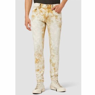 Hudson Zack Skinny Jeans In Orange Acid