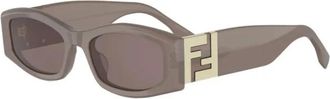 Fendi Sunglasses, female, Gray, Size: 54 MM Forever Sunglasses