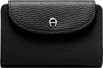 Aigner Kaarthouder - Dames - Portefeuilles - Zwart - ONE Size - Leer - Accessoires