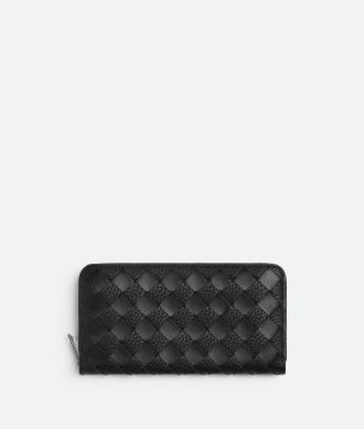 Bottega Veneta Intrecciato Zip Around Wallet - Bottega Veneta