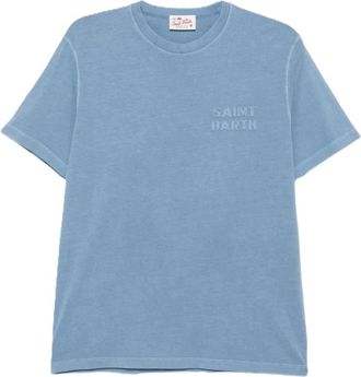 MC2 Saint Barth Portofino T-Shirt voor Heren - Heren - T-shirts - Blauw - XL - Katoen - Tops
