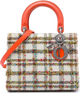 Dior Pre-owned Dior Medium Tweed Lady Satchel Ladies 7PI0TABMPQGWZQ5K