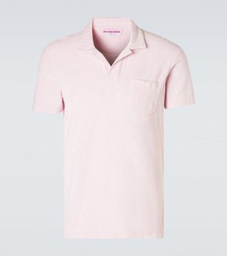 Orlebar Brown Polo in spugna di cotone
