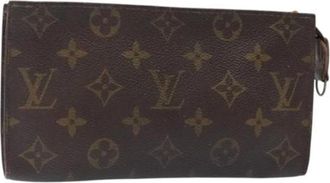 Louis Vuitton Pre-owned Clutches, female, Brown, Size: ONE SIZE Pre-owned Monogram Canvas Accessory Pouch