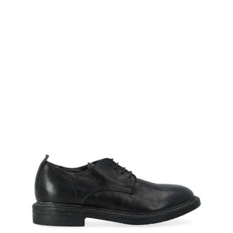 Moma Derby Schoen - Heren - Veterschoenen - Zwart - 40 EU - Leer - Schoenen