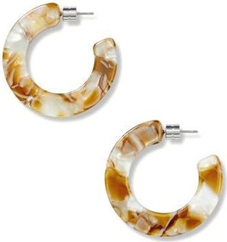 Machete Jewelry Kate Hoops in Baja Tortoise at Nordstrom