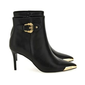 Versace Jeans Couture Heeled Boots, female, Black, 8 UK, Versace Jeans Couture Boots