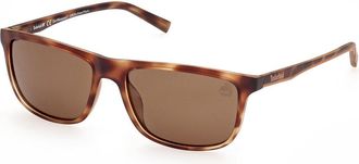 Timberland TB9266 Polarized 52H Mens Sunglasses Tortoiseshell Size 57